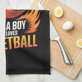Just A Boy Who Loves Basketball Theedoek (Quarter Fold)