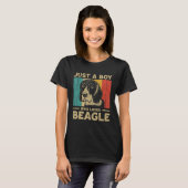 Just A Boy Who Loves Beagle for Boys T-shirt (Voorkant volledig)