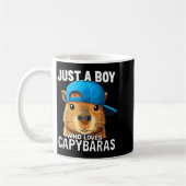 Just A Boy Who Loves Capybaras  Koffiemok (Links)