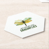 Just a Boy who loves Dragonflies. Dragonflies Drag Kartonnen Onderzetters (Schuin)