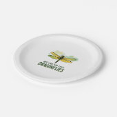 Just a Boy who loves Dragonflies. Dragonflies Drag Papieren Bordje (Gekanteld)