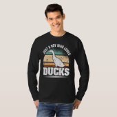 Just A Boy Who Loves Ducks Duck T-shirt (Voorkant volledig)