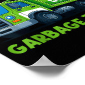 Just A Boy Who Loves Garbage Truck Traruck Boys Ki Poster (Hoek)