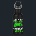 Just A Boy Who Loves Garbage Trucks Waterfles<br><div class="desc">Just A Boy Who Loves Garbage Trucks</div>