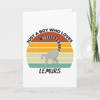 Just a boy who loves lemurs kaart