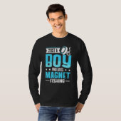 Just A Boy Who Loves Magnet Fishing T-shirt (Voorkant volledig)