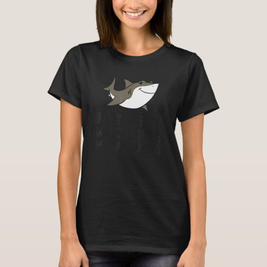 Just a Boy Who Loves Megalodons Cute Megalodon Sha T-shirt (Voorkant)