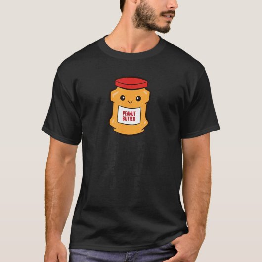 Just a Boy Who Loves Peanut Butter T-shirt (Voorkant)