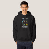 Just A Boy Who Loves Planets Solar System Astrolog Hoodie (Voorkant volledig)