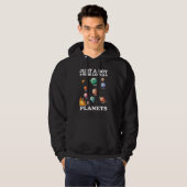 Just A Boy Who Loves Planets Solar System Space Sc Hoodie (Voorkant volledig)