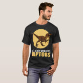Just A Boy Who Loves Raptors Raptor T-shirt (Voorkant volledig)