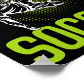 Just A Boy Who Loves Soccer Player Boys Kids  Poster (Hoek)