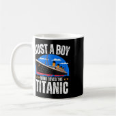 Just A Boy Who Loves The Rms Titanic Boat Titanic Koffiemok (Links)