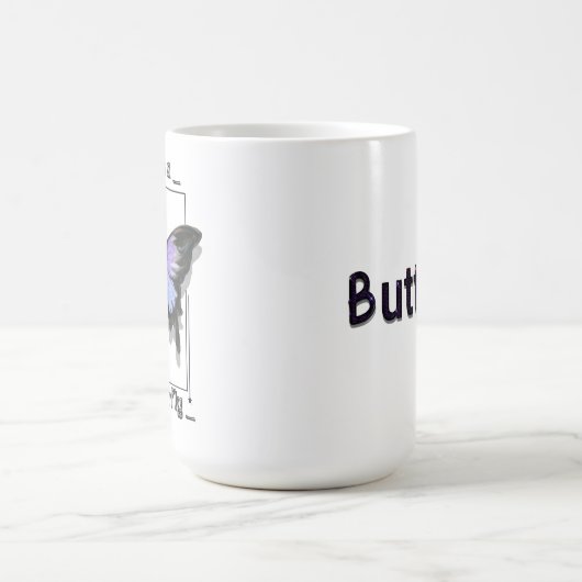  just a Butterfly  Koffiemok (Center)