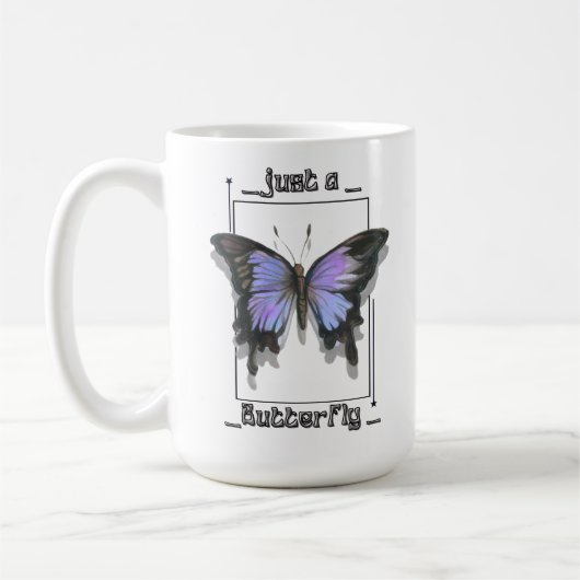  just a Butterfly  Koffiemok (Links)