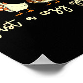 Just A Cozy Goose Funny Meme Thanksgiving Autumn F Poster (Hoek)