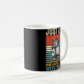 Just A Dad Who Always Came Back With The Milk Fath Koffiemok (Voorkant rechts)