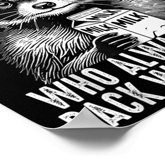 Just A Dad Who Always Came Back With The Milk Fath Poster (Hoek)