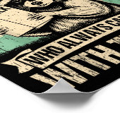 Just A Dad Who Always Came Back With The Milk Fath Poster (Hoek)