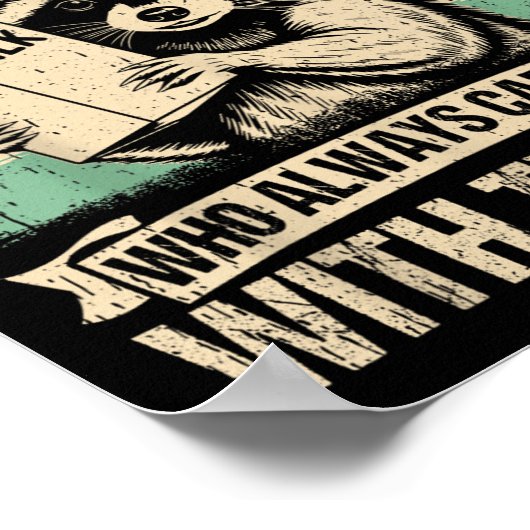 Just A Dad Who Always Came Back With The Milk Fath Poster (Hoek)