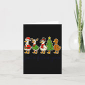 Just A Festive Goose Christmas Silly Goose Funny C Kaart (Voorkant)