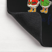 Just A Festive Goose Christmas Silly Goose Funny C Muismat (Hoek)