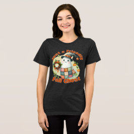 Just a Friendly Herfst Ghost" - Schattige herfston Tri-Blend Shirt