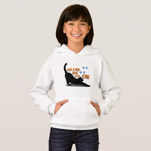 just a girl how love cat (Voorkant volledig)