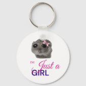 Just a Girl Keychain (Voorkant)