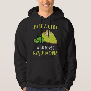 Just A Girl Lemon Pie Dessert Florida Pie Key Limo Hoodie