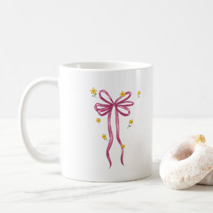 Just A Girl Roze Lint Coquette Koffiemok