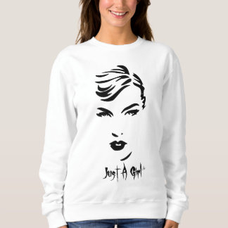 Just A Girl shirt met lange mouwen