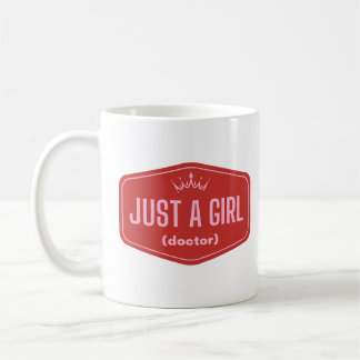 Just A Girl - vul het blanco in - Feminist Koffiemok