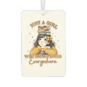 Just a Girl Who Brings Books Everywhere  Luchtverfrisser (Achterkant)