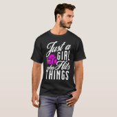 Just A Girl Who Hits Things Boxing 1 T-shirt (Voorkant volledig)