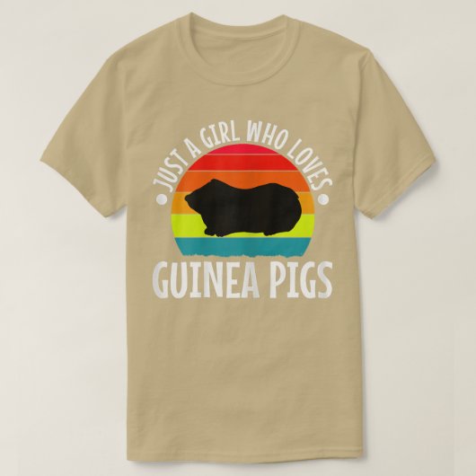 Just A Girl Who Love Guinea Pigs831 T-shirt (Design voorkant)