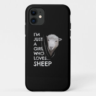 Just A Girl Who Love sheep Sheep Fans gift Case-Mate iPhone Case