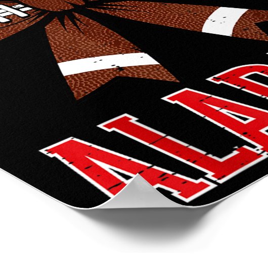 Just A Girl Who Loves Alabama Kids Women Girls You Poster (Hoek)