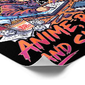 Just A Girl Who Loves Anime Ramen And Sketching Ma Poster (Hoek)