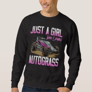 Just A Girl Who Loves Autograss Retro 1 Trui