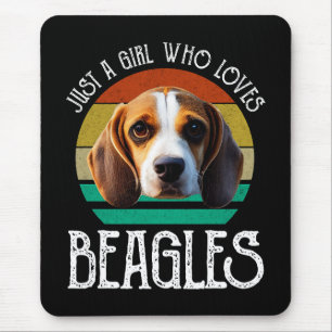 Just A Girl Who Loves Beagles Muismat