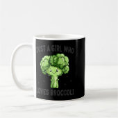 Just A Girl Who Loves Broccoli Funny Broccoli Love Koffiemok (Links)