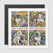 Just a girl who loves bunnies (Voorkant / Achterkant)