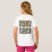 Just a girl who loves bunnies t-shirt (Achterkant volledig)