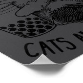 Just A Girl Who Loves Cats And Boba Tea Ragdoll Ca Poster (Hoek)