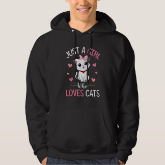 Just A Girl Who Loves Cats Tshirt Cute Cat Lover G