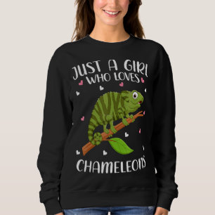 Just A Girl Who Loves Chameleons For Women Girl Ki Trui