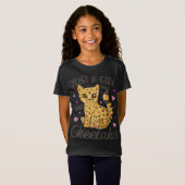 just a girl who loves cheetahs t-shirt (Voorkant volledig)