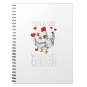 Just A Girl Who Loves Chicken Do You Love Notitieboek (Voorkant)