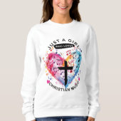 Just a Girl Who Loves Christian Music Shirt (Voorkant)
